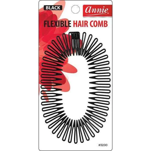 Annie Flexible Hair Comb Brown #3204