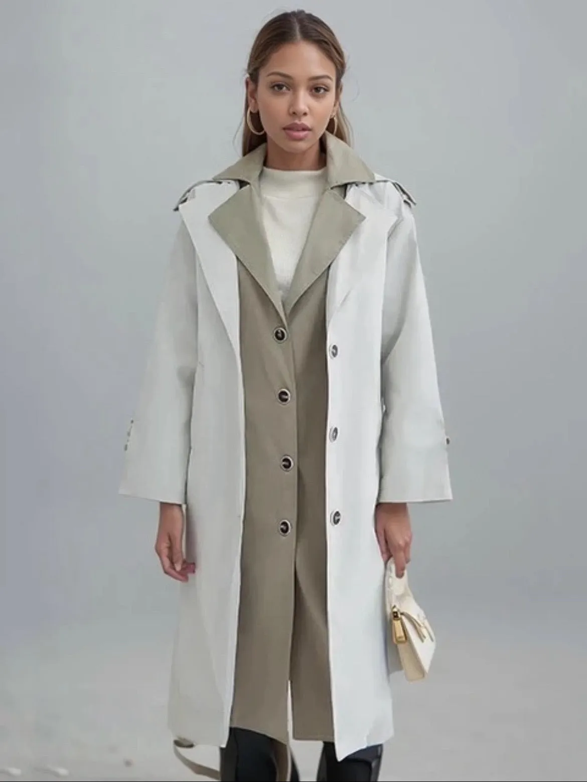 ‘Arika’ Oversized Trench