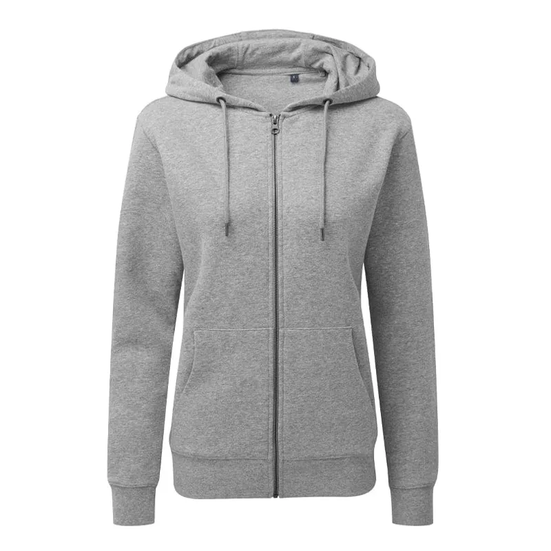 Asquith & Fox Womens Zip Organic Hoodie AQ081