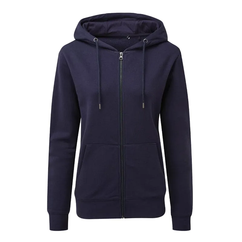 Asquith & Fox Womens Zip Organic Hoodie AQ081