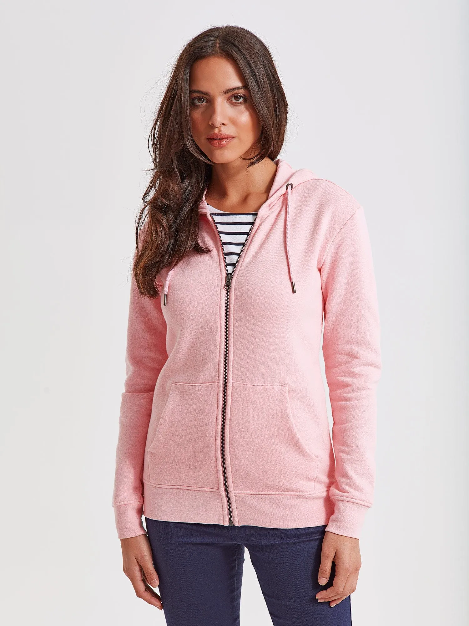 Asquith & Fox Womens Zip Organic Hoodie AQ081