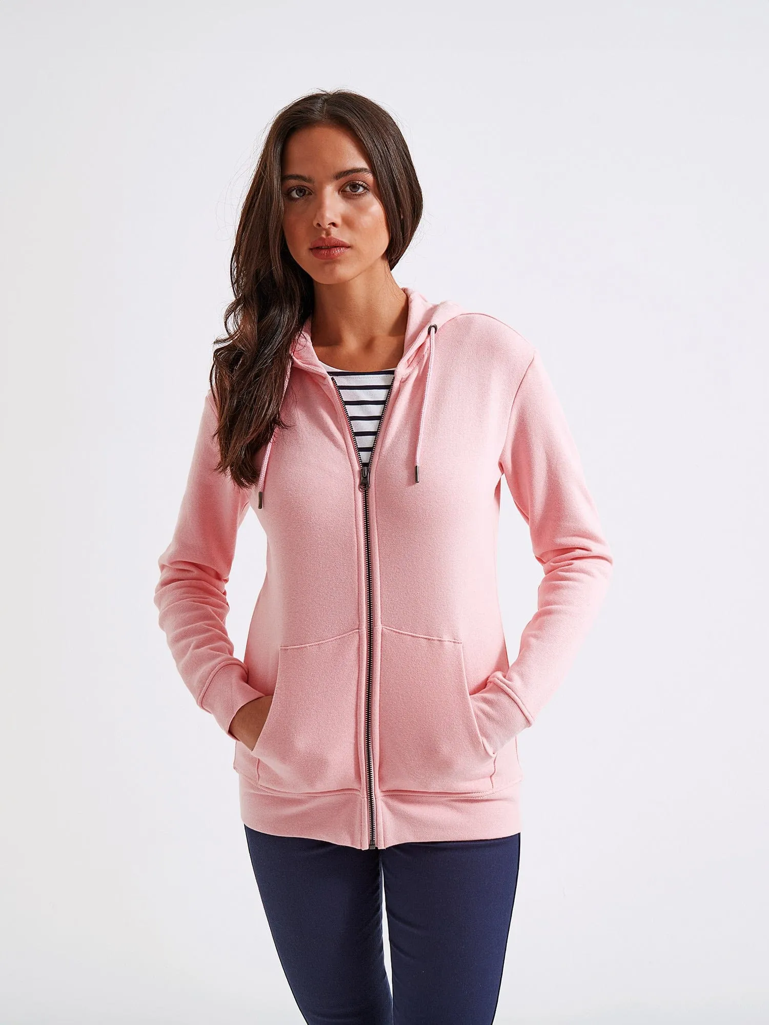 Asquith & Fox Womens Zip Organic Hoodie AQ081