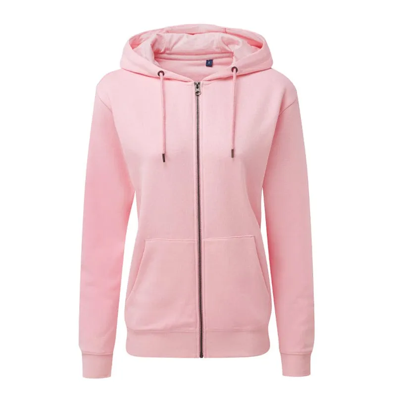 Asquith & Fox Womens Zip Organic Hoodie AQ081