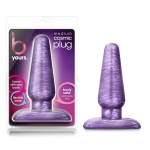 B Yours By Blush® | Cosmic Purple Swirl 4.75-Inch Anal Plug