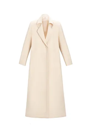 Bach Di Straight Notch Lapel Gauze Trench Coat