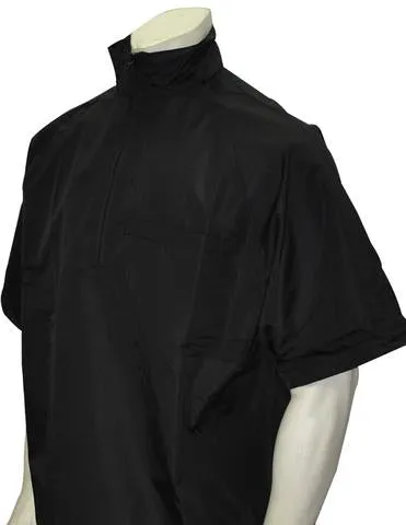 BBS326 BLK - Smitty Major League Style Lightweight Convertible Sleeve Umpire Jacket