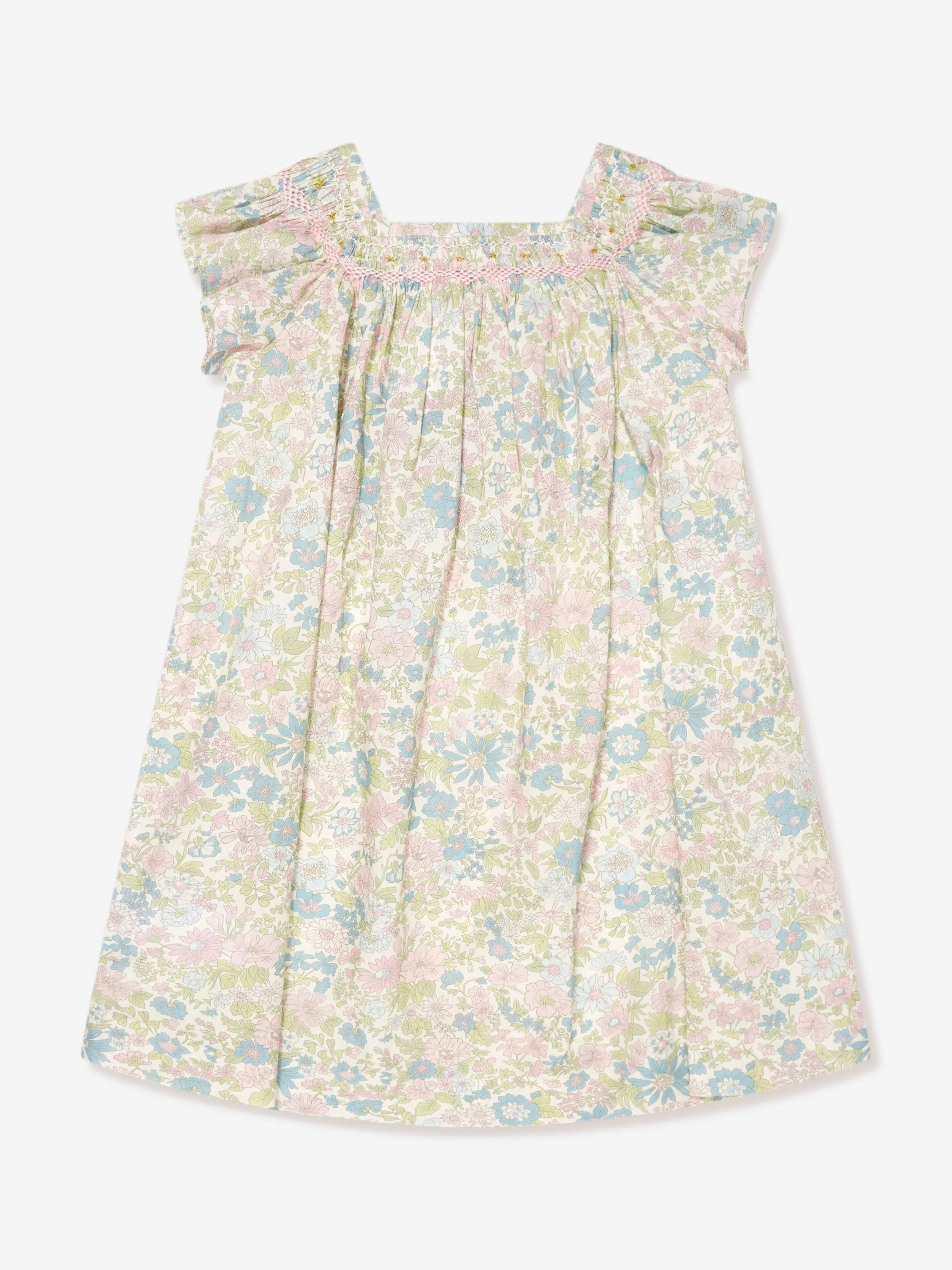 Bonpoint Girls Floral Coryse Dress in Multicolour