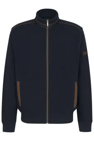 Bugatti Full Zip Knit | Navy