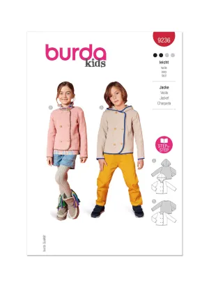 Burda Pattern 9236 Children's Jacket