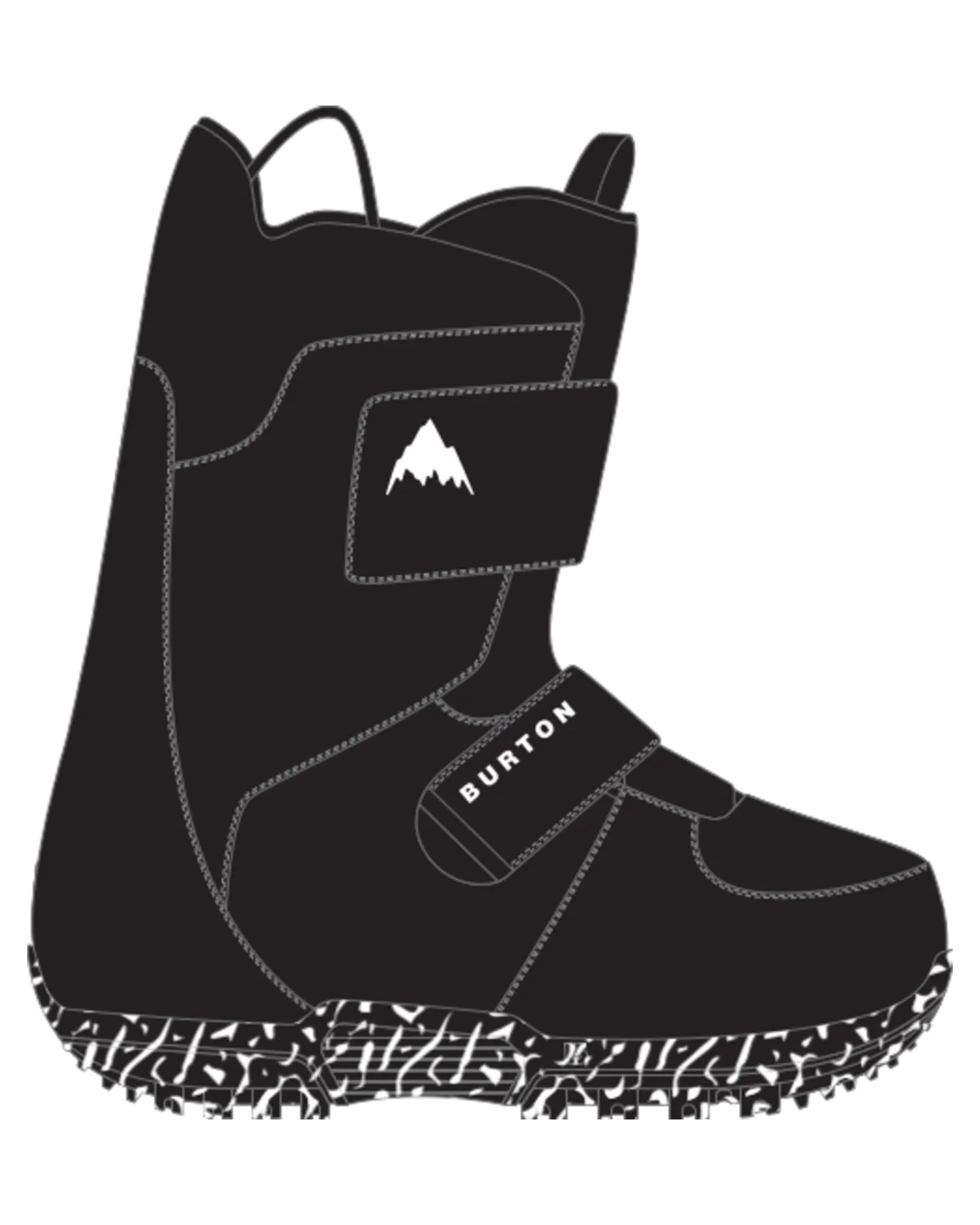 Burton Toddlers' Mini Grom Snowboard Boots - Black