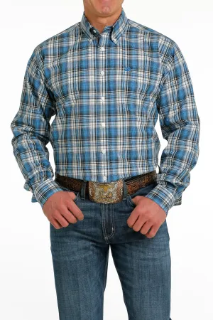 Cinch | Blue Plaid LS Classic Shirt