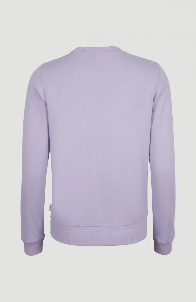 Circle Surfer Crew Sweatshirt | Purple Rose