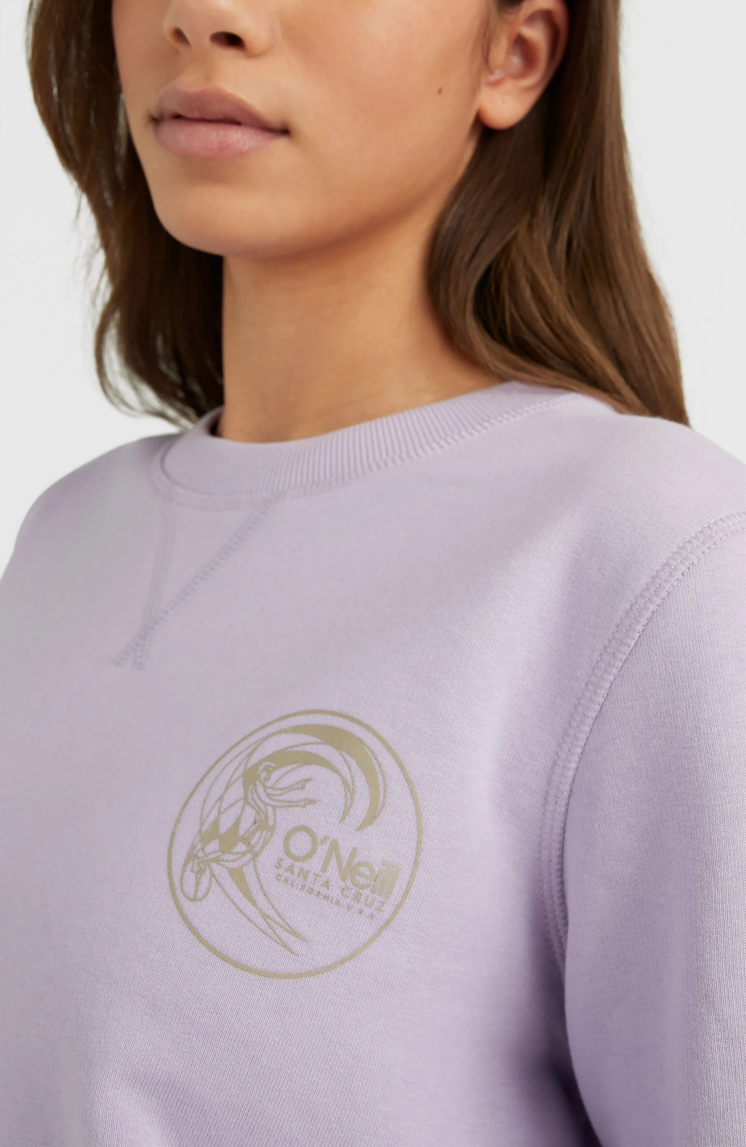 Circle Surfer Crew Sweatshirt | Purple Rose