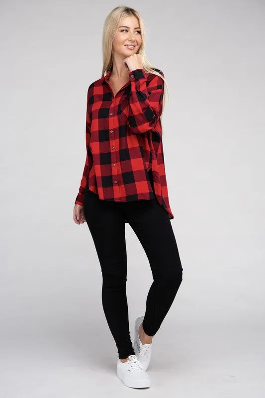 Classic Plaid Flannel Shirt