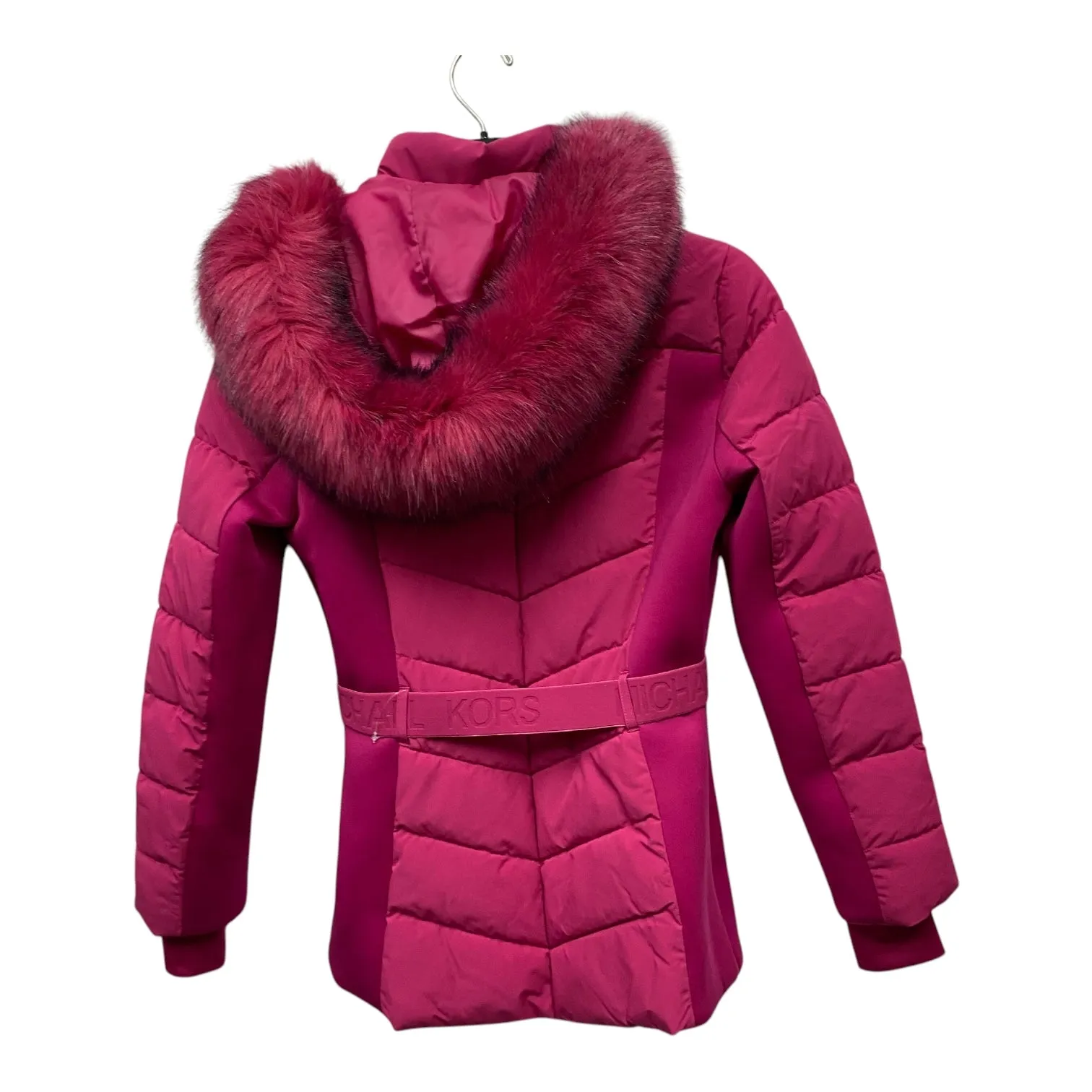 Coat Puffer & Quilted By Michael By Michael Kors In Pink, Size:Xs