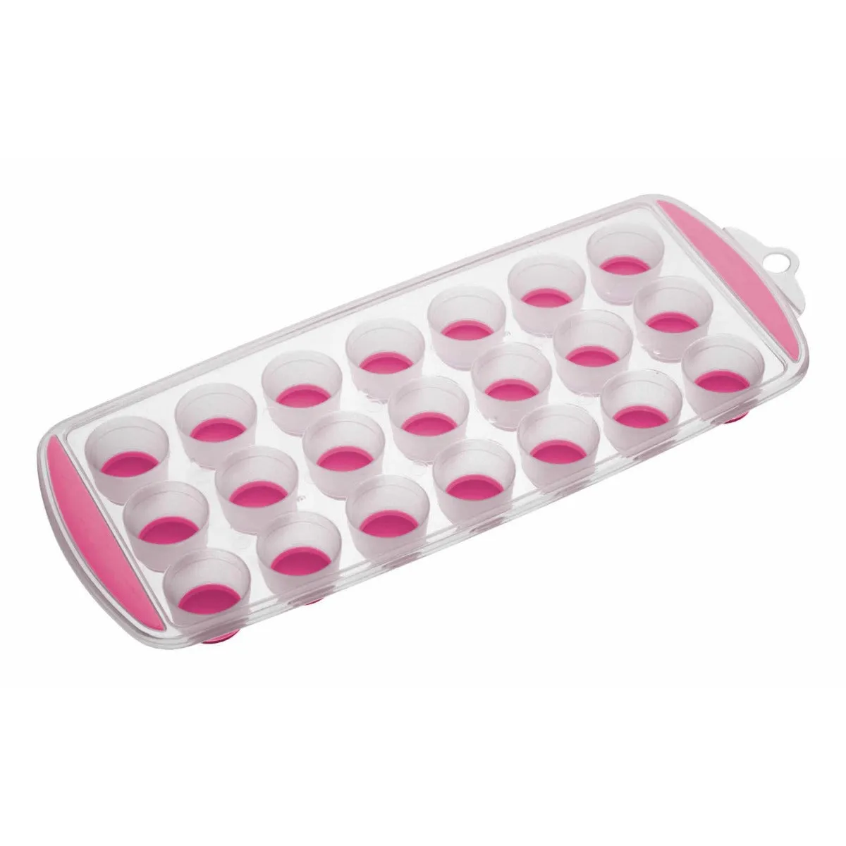 Colourworks Pop Out Flexible Ice Cube Tray Pink