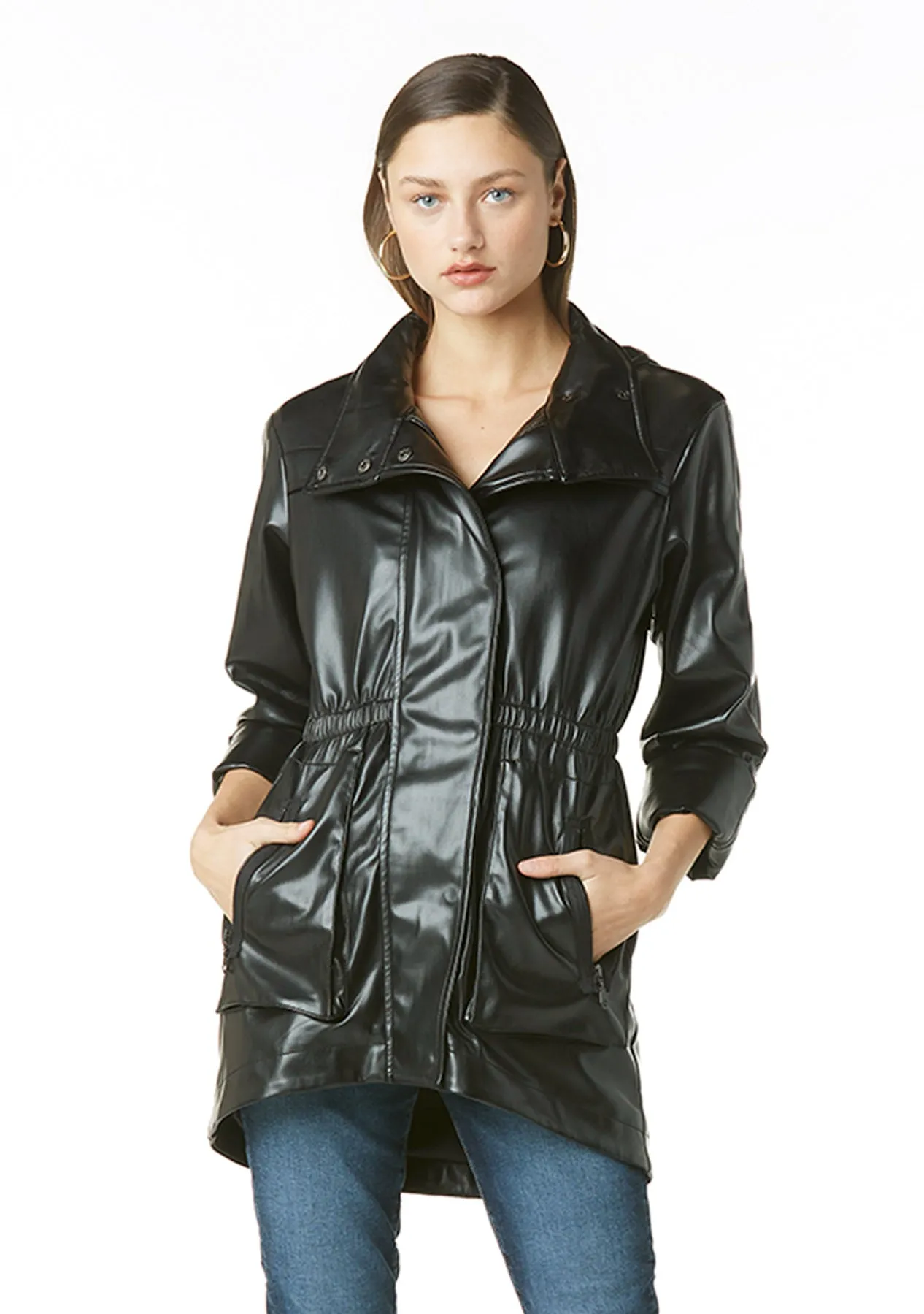 Cory Vegan Leather Jacket - FINAL SALE