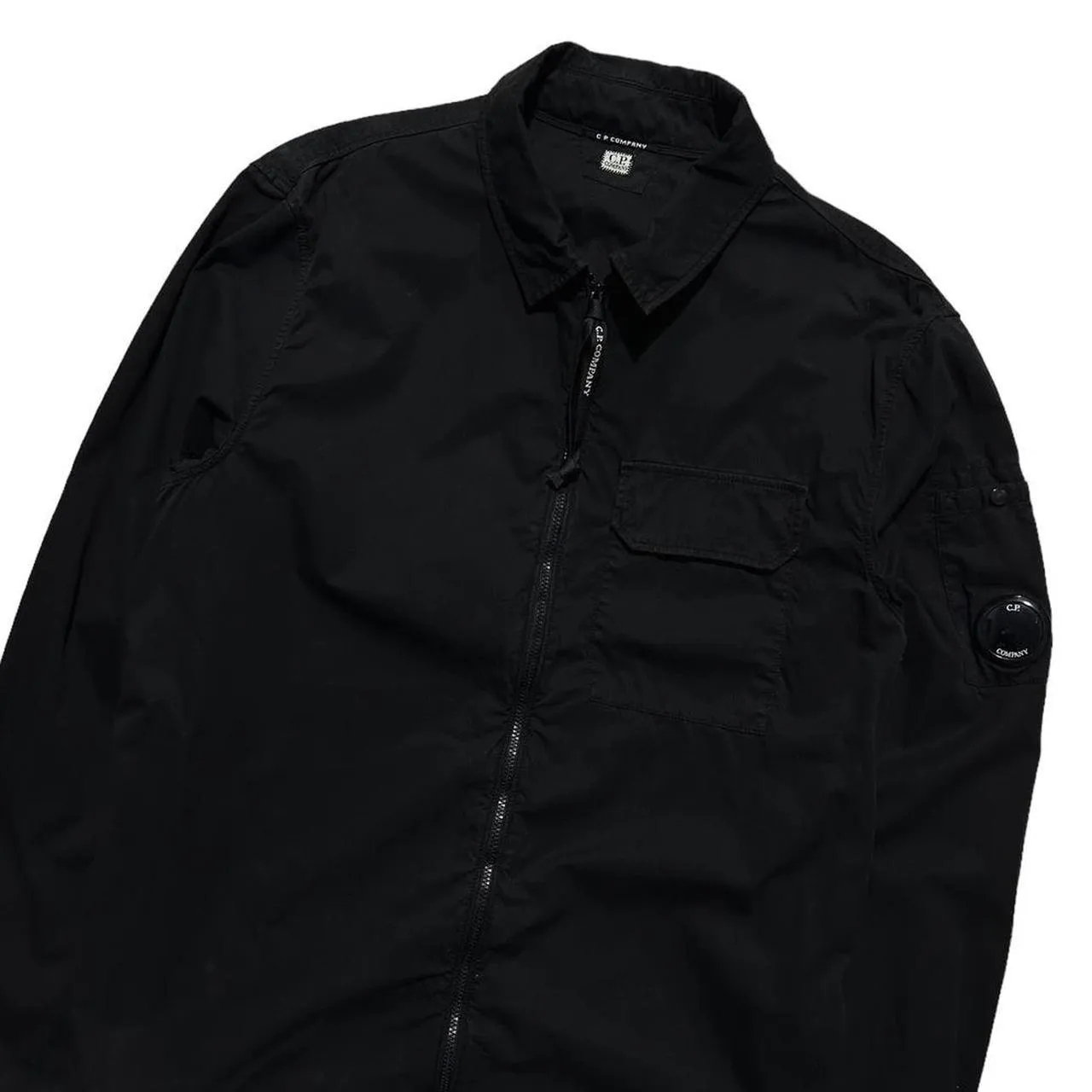 CP Company Black Side Pocket Overshirt