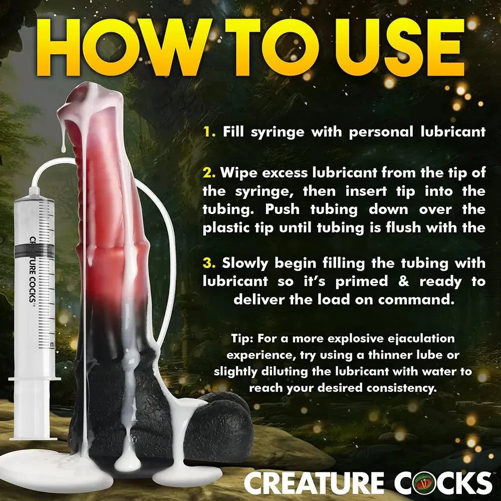 Creature Cocks Centaur Explosion Squirting Silicone Dildo