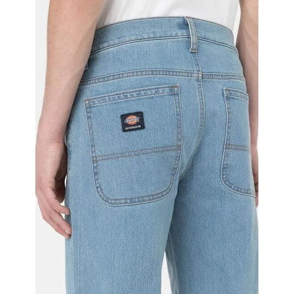 Dickies Skateboarding Wingville Denim Pants Loose Fit Light Denim