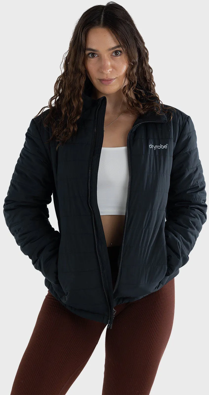 Dryrobe Women's Black Mid-layer Jacket