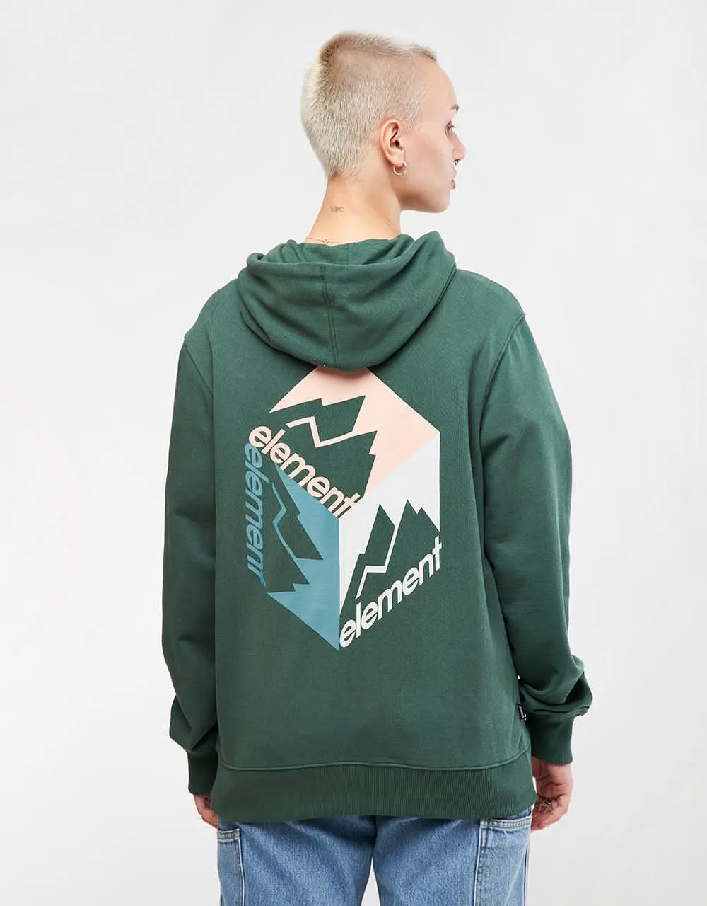 Element Joint Cube Pullover Hoodie - Garden Topiary