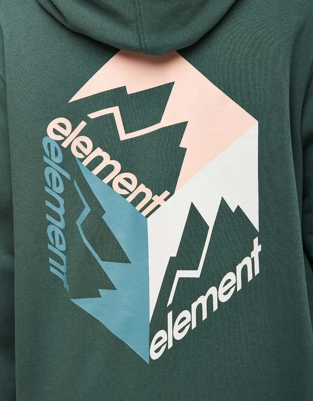 Element Joint Cube Pullover Hoodie - Garden Topiary