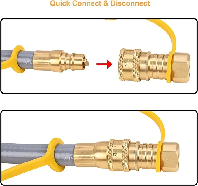 Gasland 24 Feet Flexible Natural & Propane Gas Line - CSA Certified