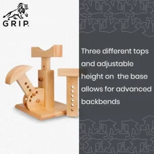 Grip Iyengar Stump Set | Different Tops And Adjustable Height