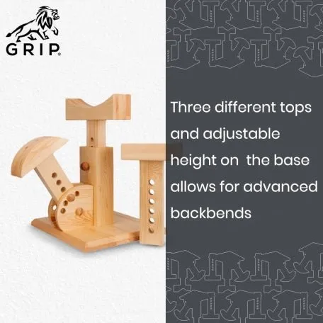 Grip Iyengar Stump Set | Different Tops And Adjustable Height