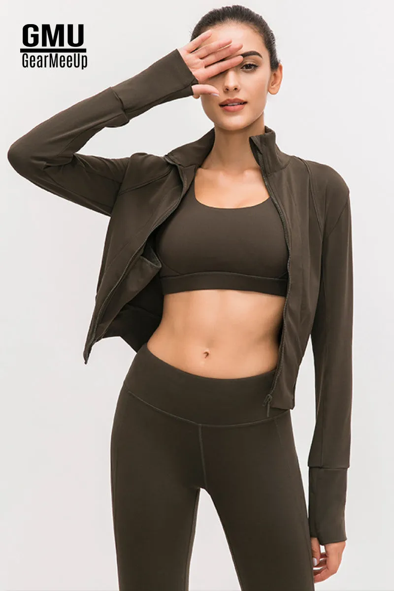 High Neck Active Jacket