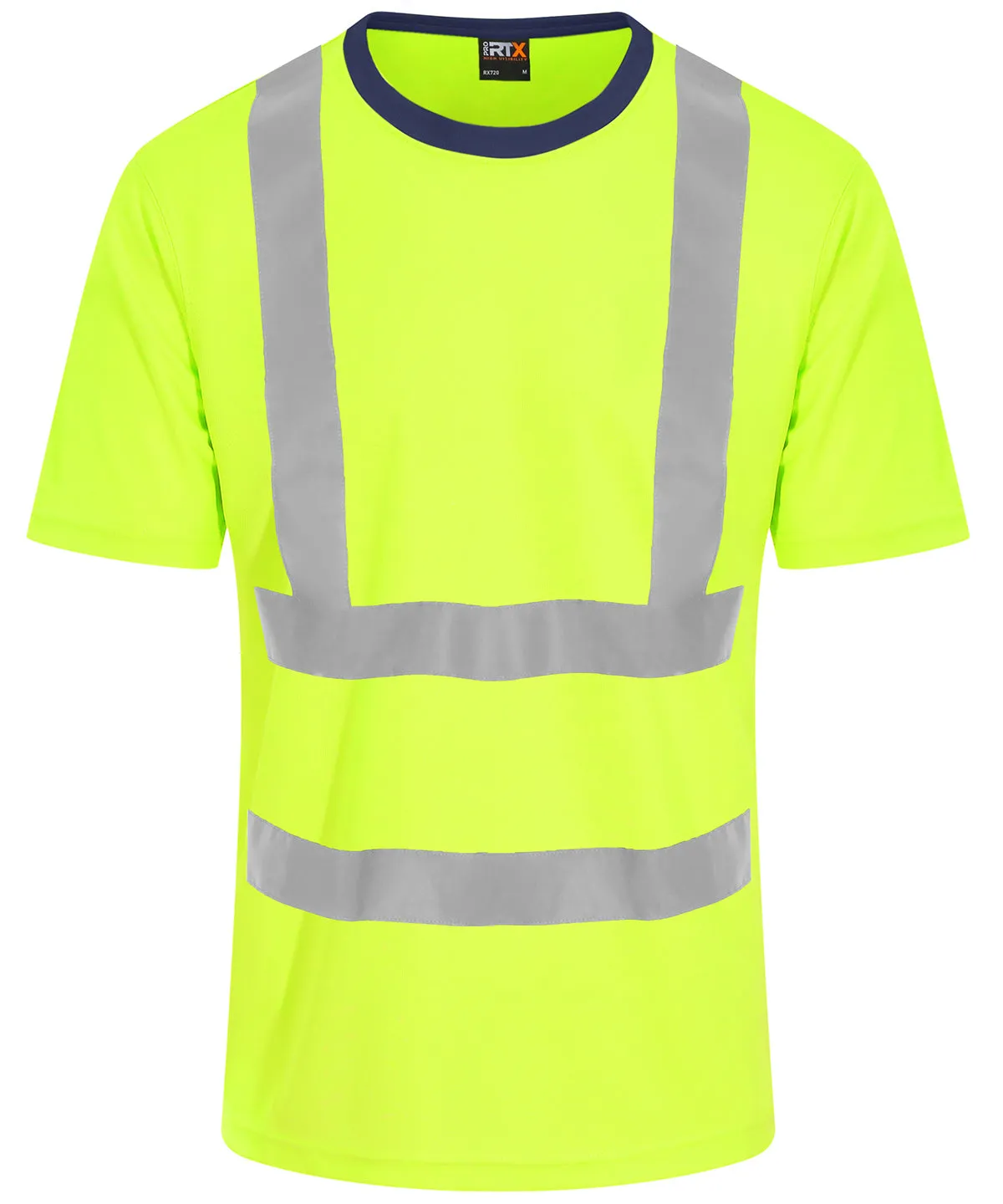 High visibility t-shirt | HV Yellow/Navy