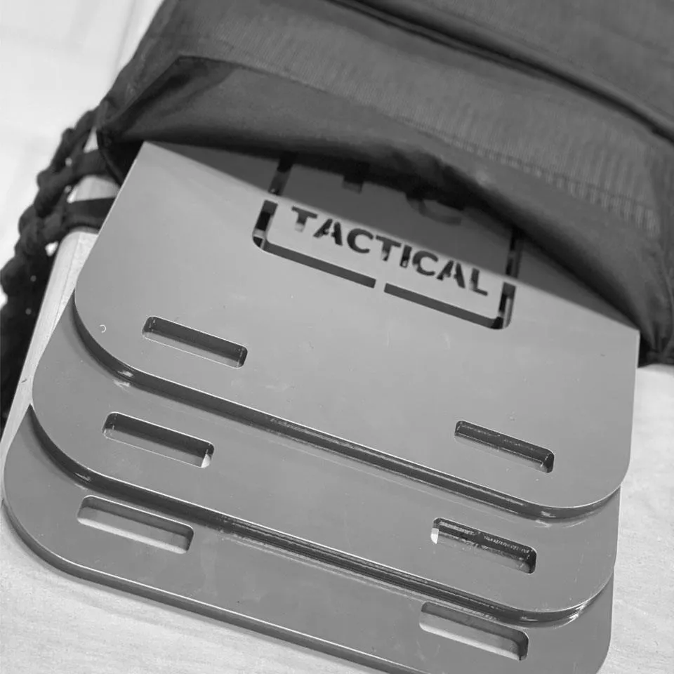 Iron Tactical Tan Steel Weighted Plates 2x 3.4lb (Not for ballistic usage)