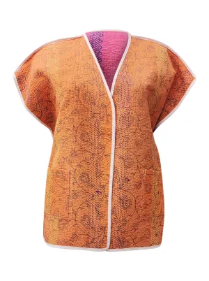 kantha reversible vest divya