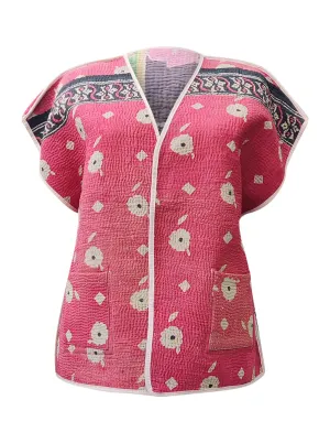 kantha reversible vest meera