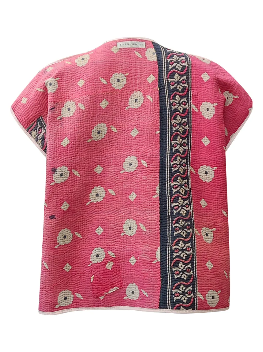 kantha reversible vest meera