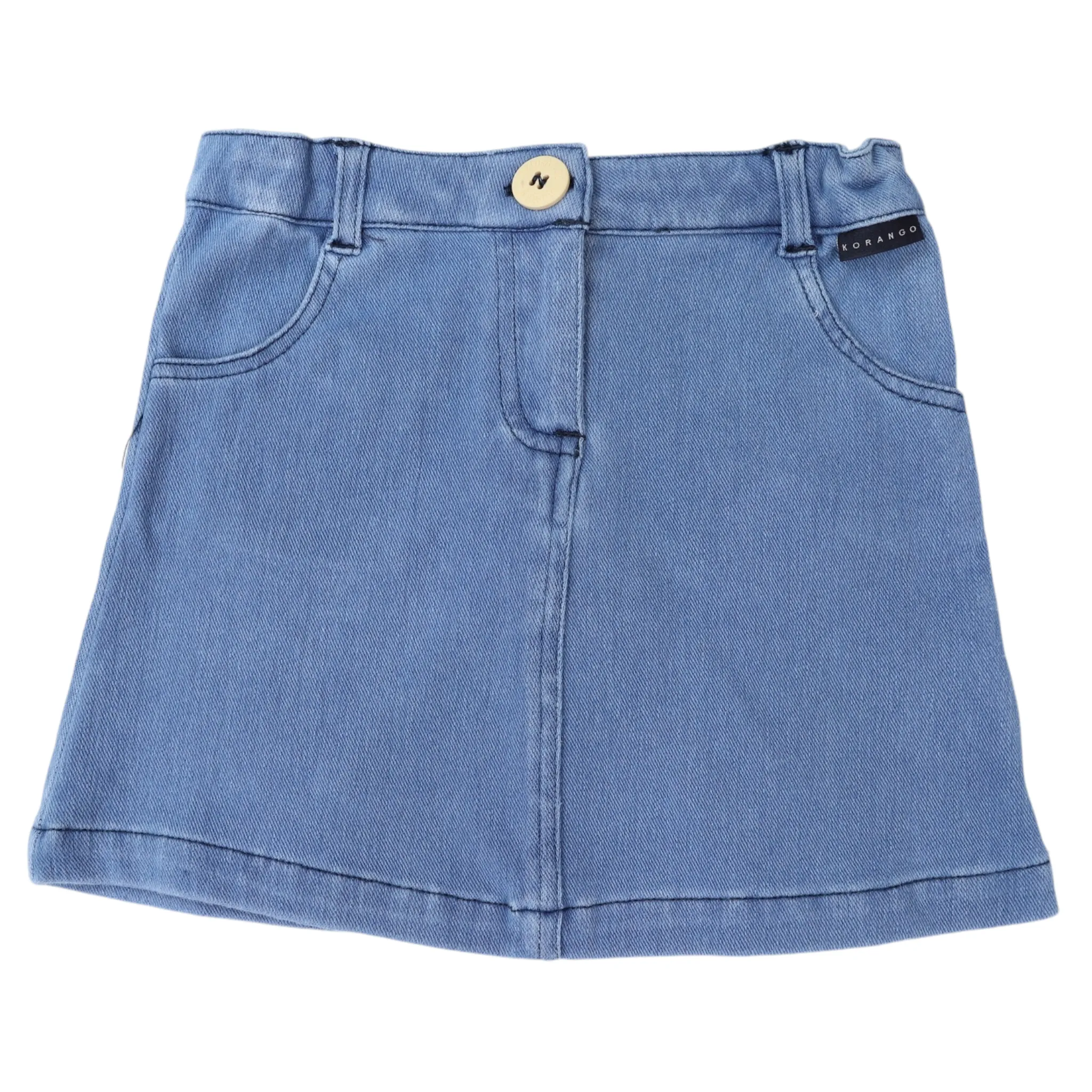 Korango Denim Skirt Light Wash