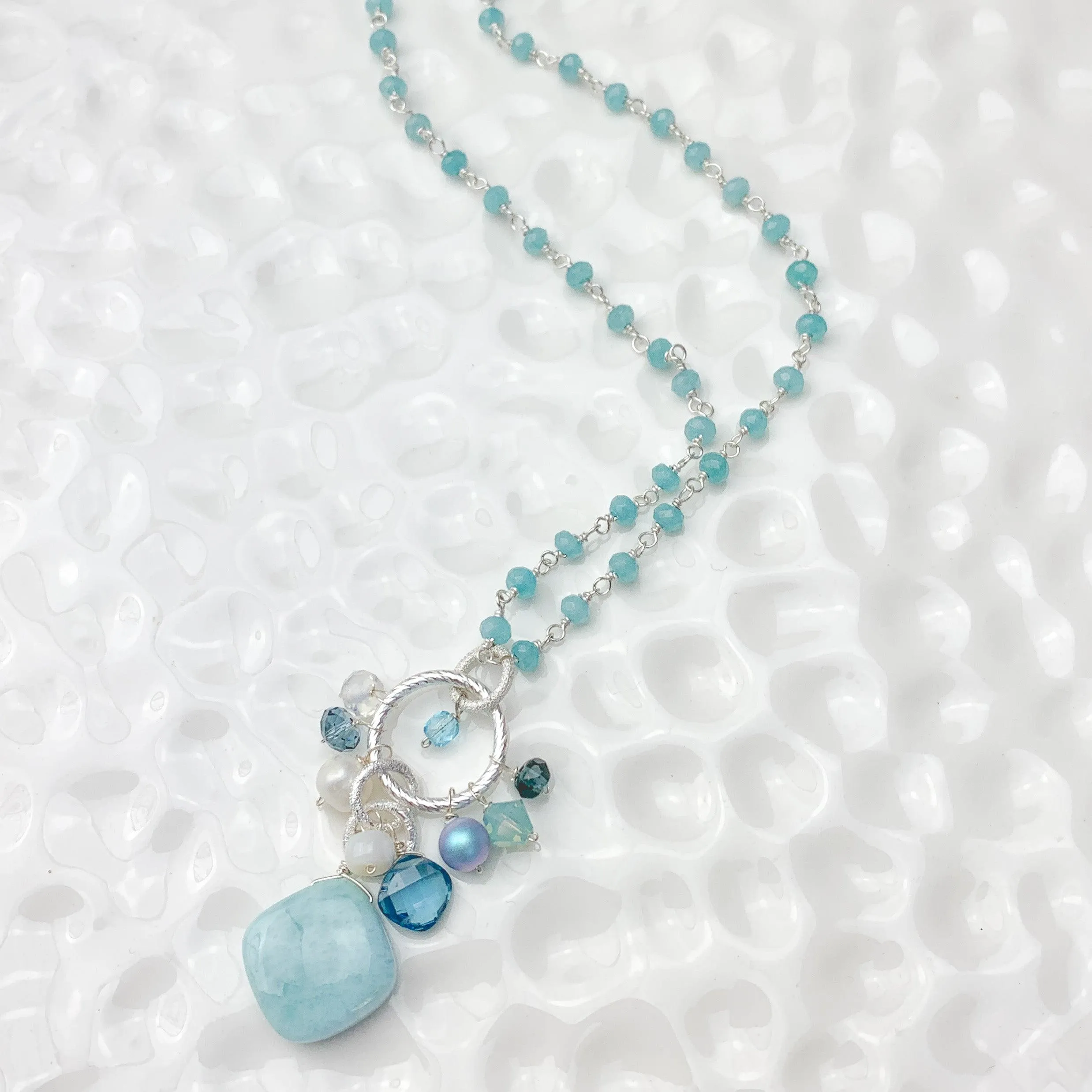 Larimar Jeanie Necklace