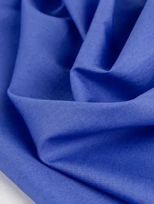 Lightweight Silky Cotton Poplin - Cerulean Blue