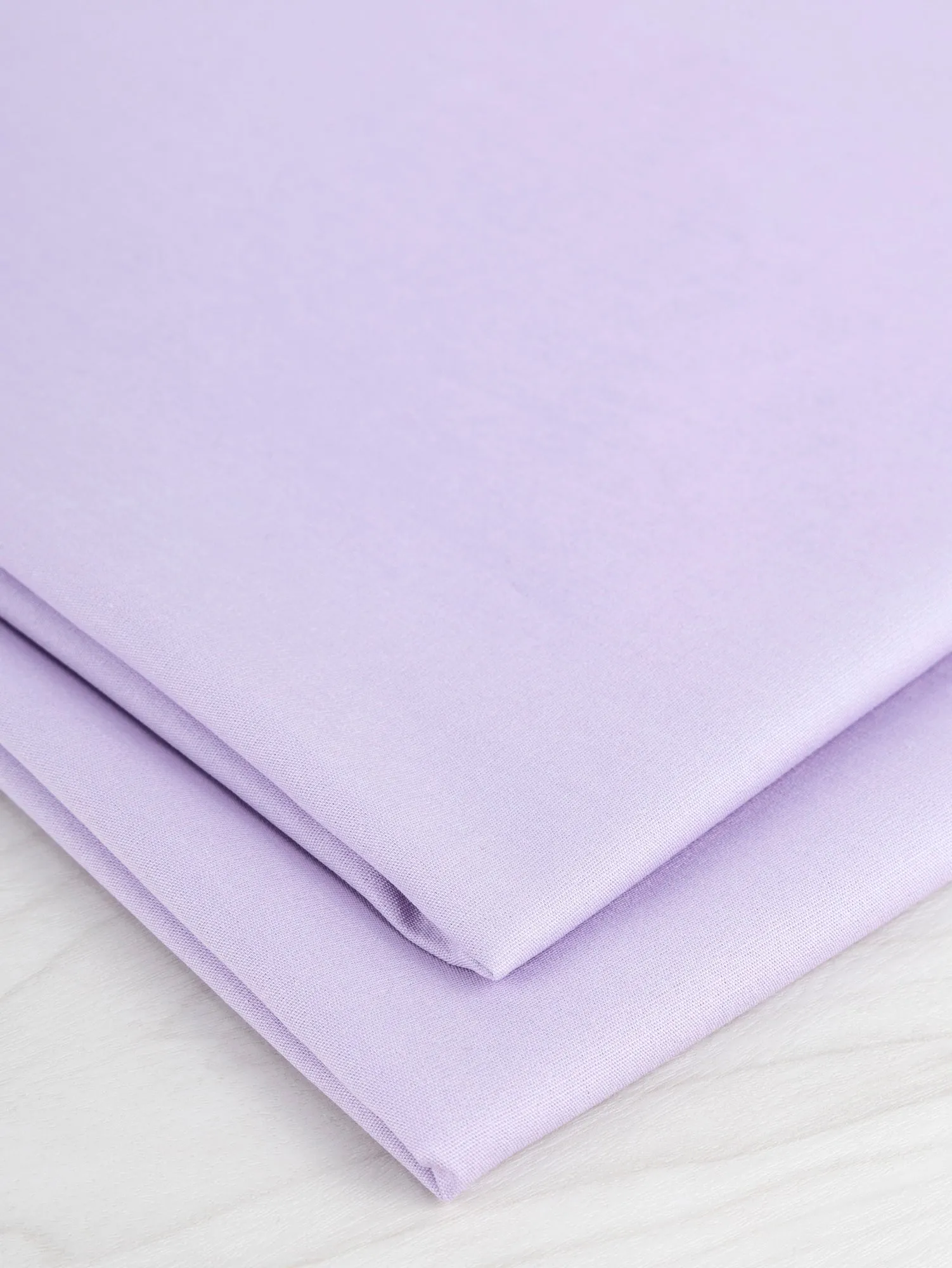 Lightweight Silky Cotton Poplin - Lavender - Swatch