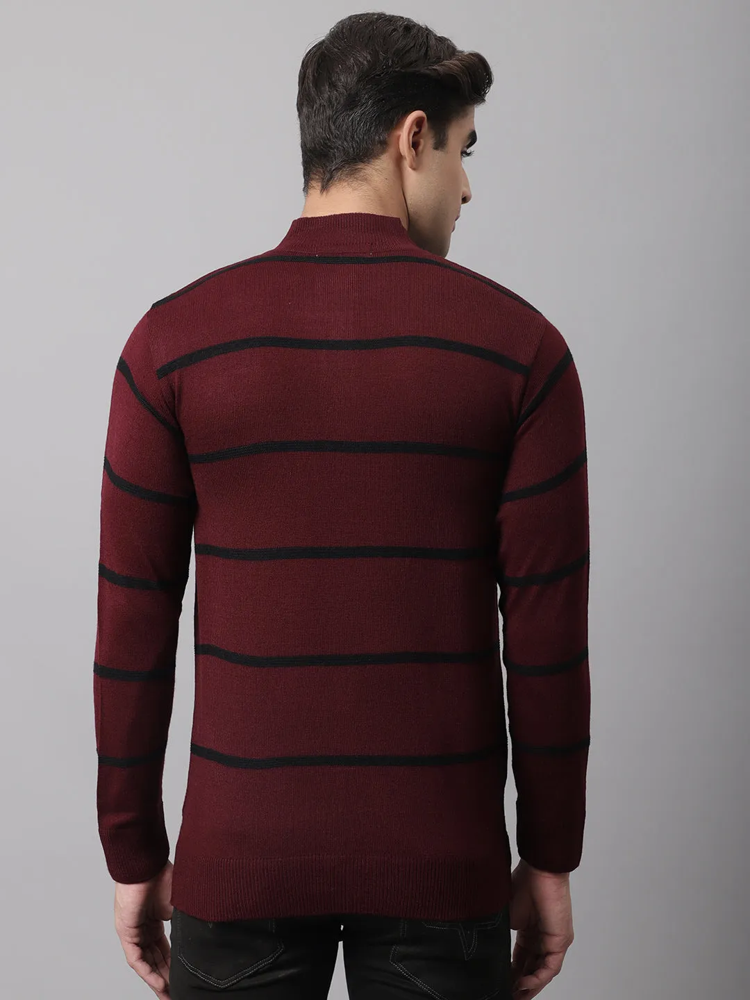 Men Maroon Sweater