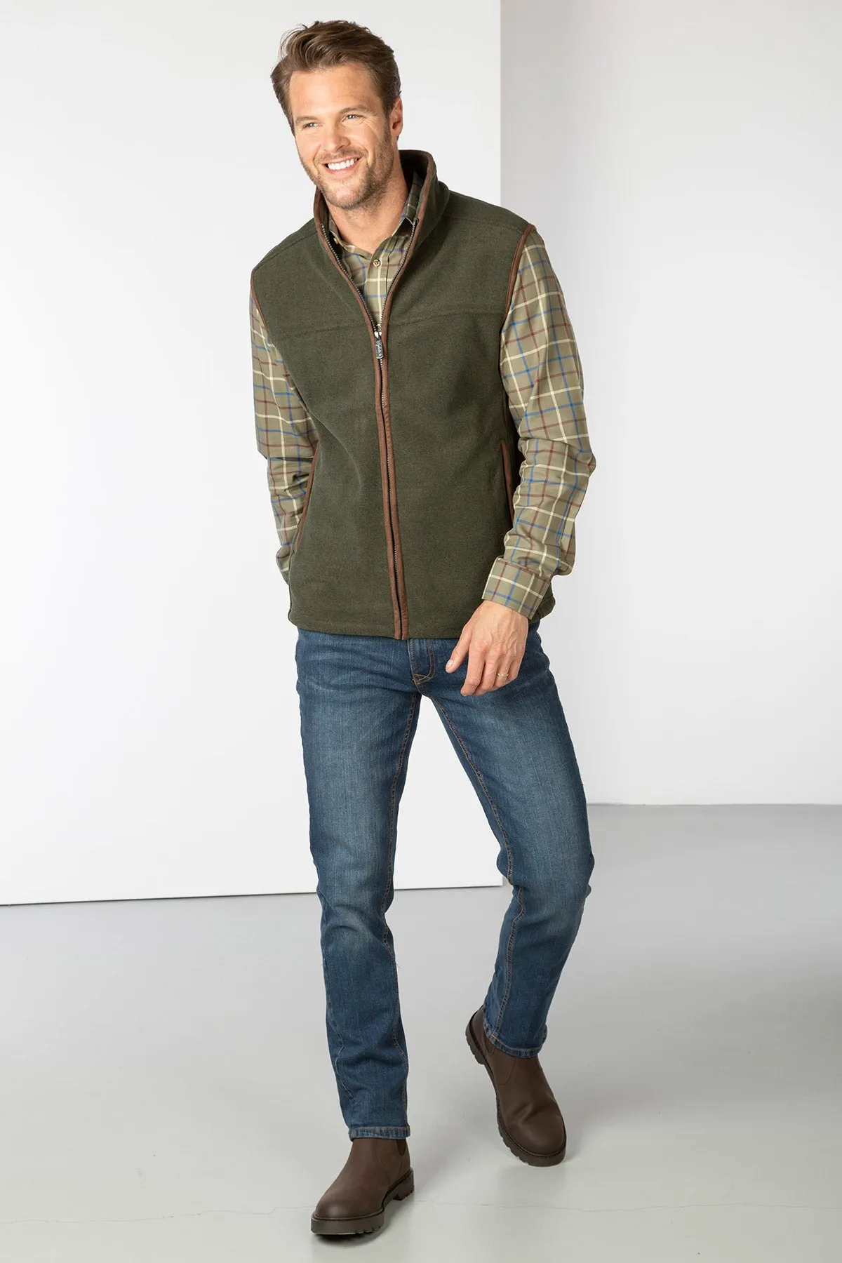 Men's Fleece Waistcoat - Huggate