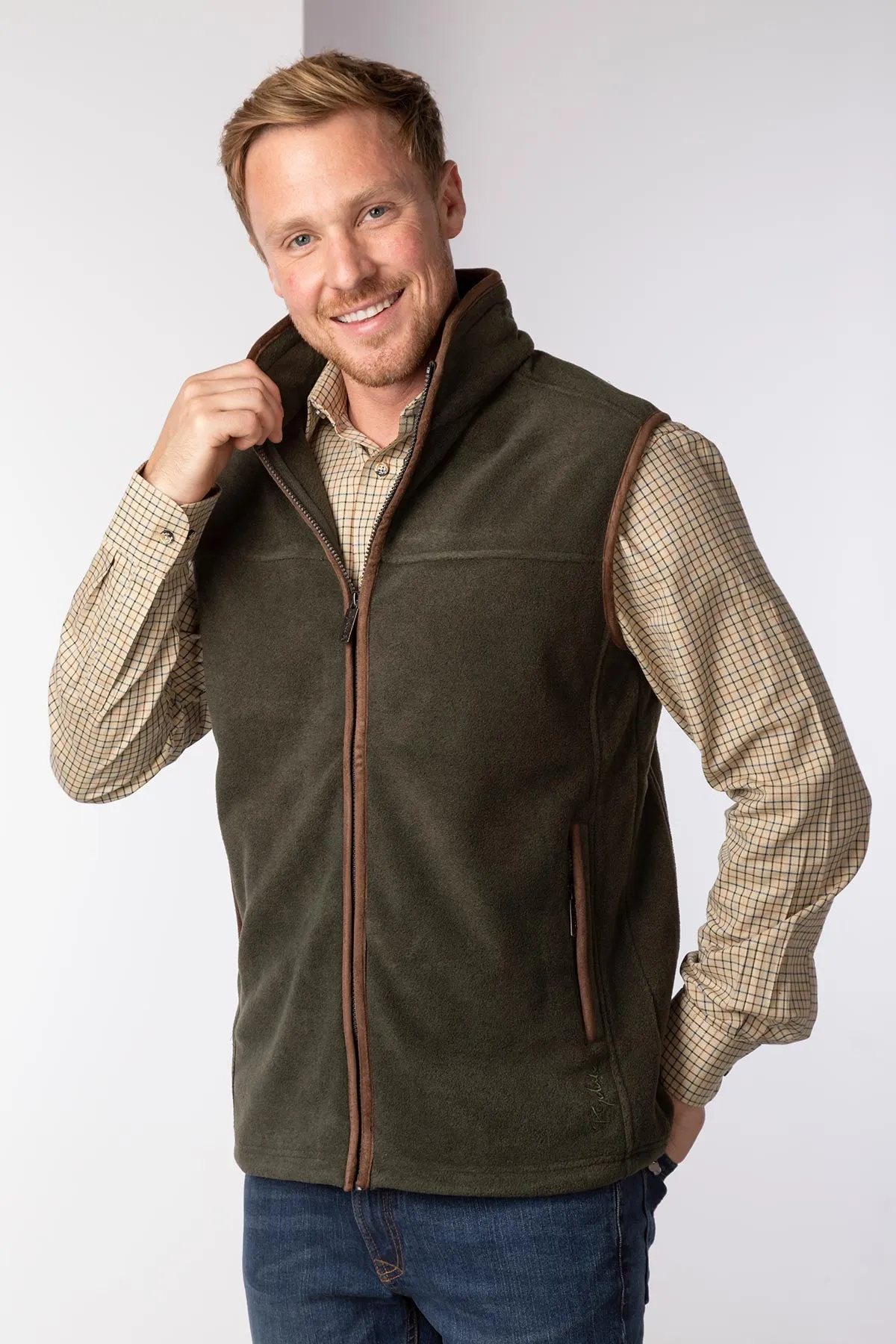 Men's Fleece Waistcoat - Huggate