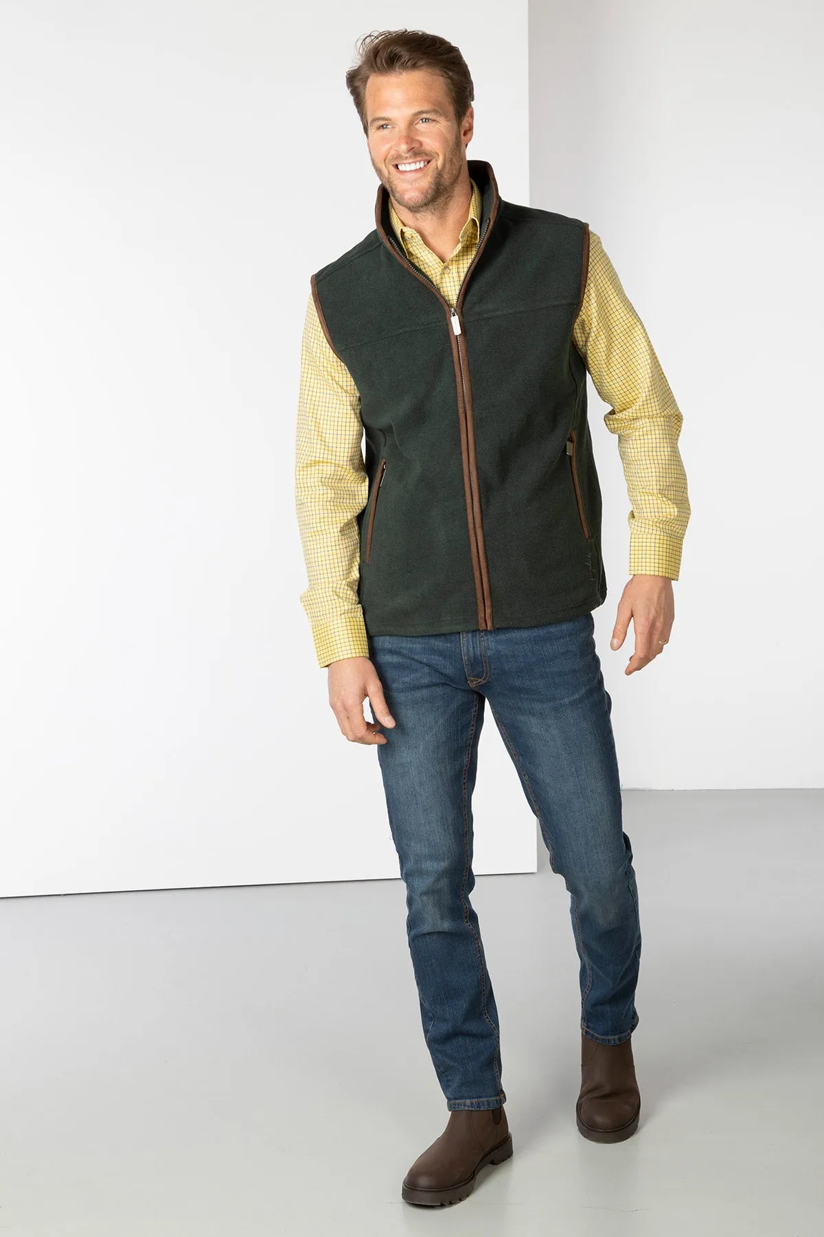 Men's Fleece Waistcoat - Huggate