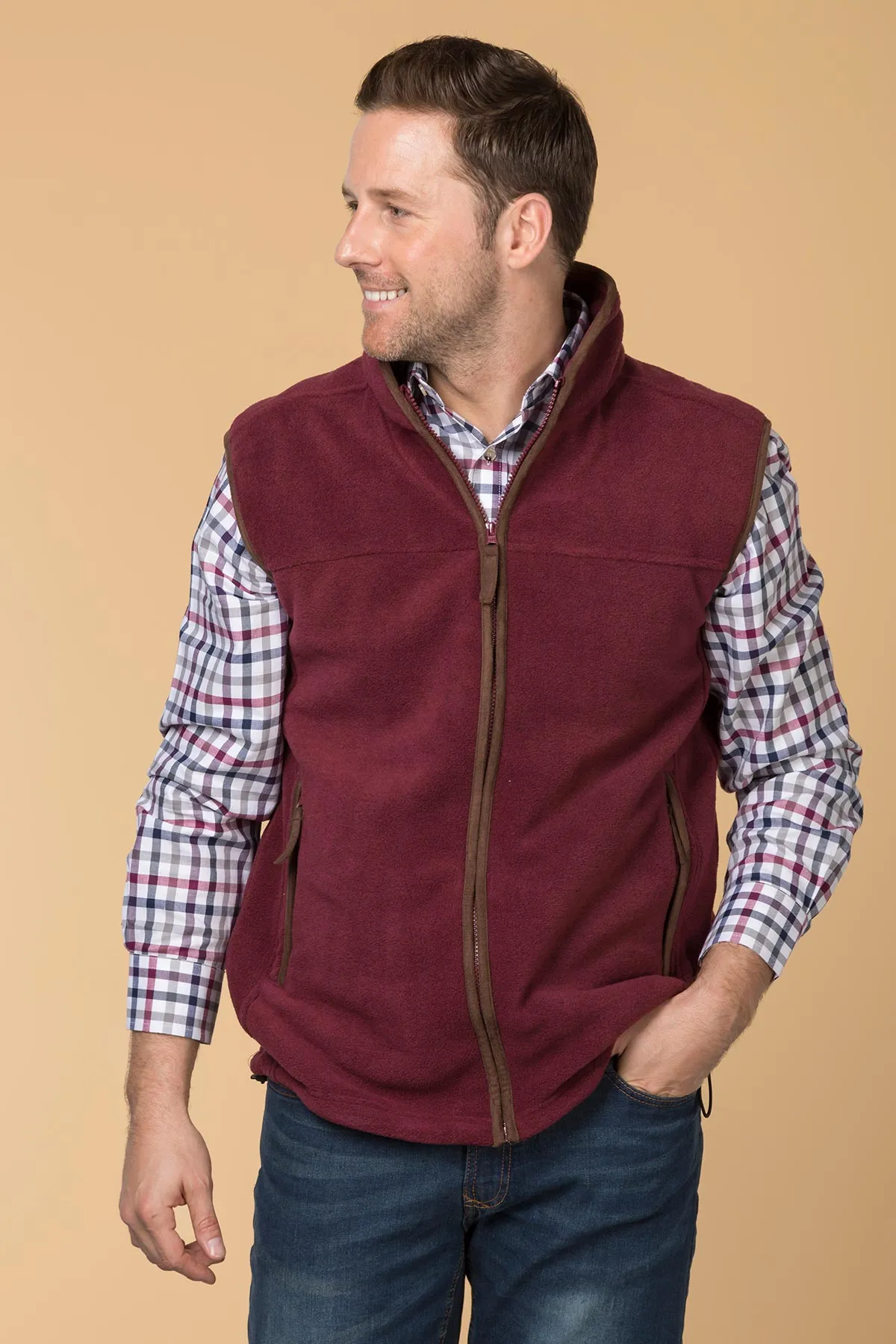 Men's Fleece Waistcoat - Huggate