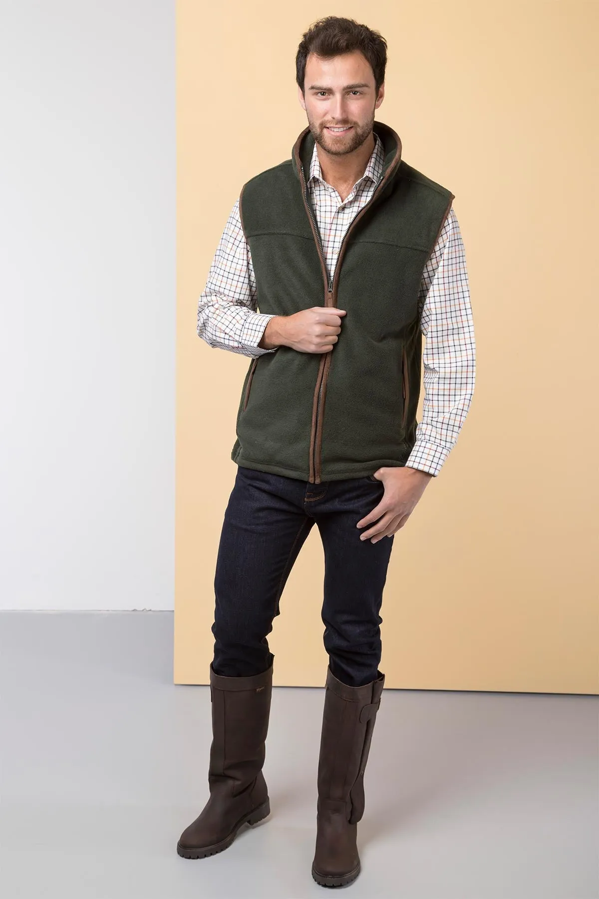 Men's Fleece Waistcoat - Huggate