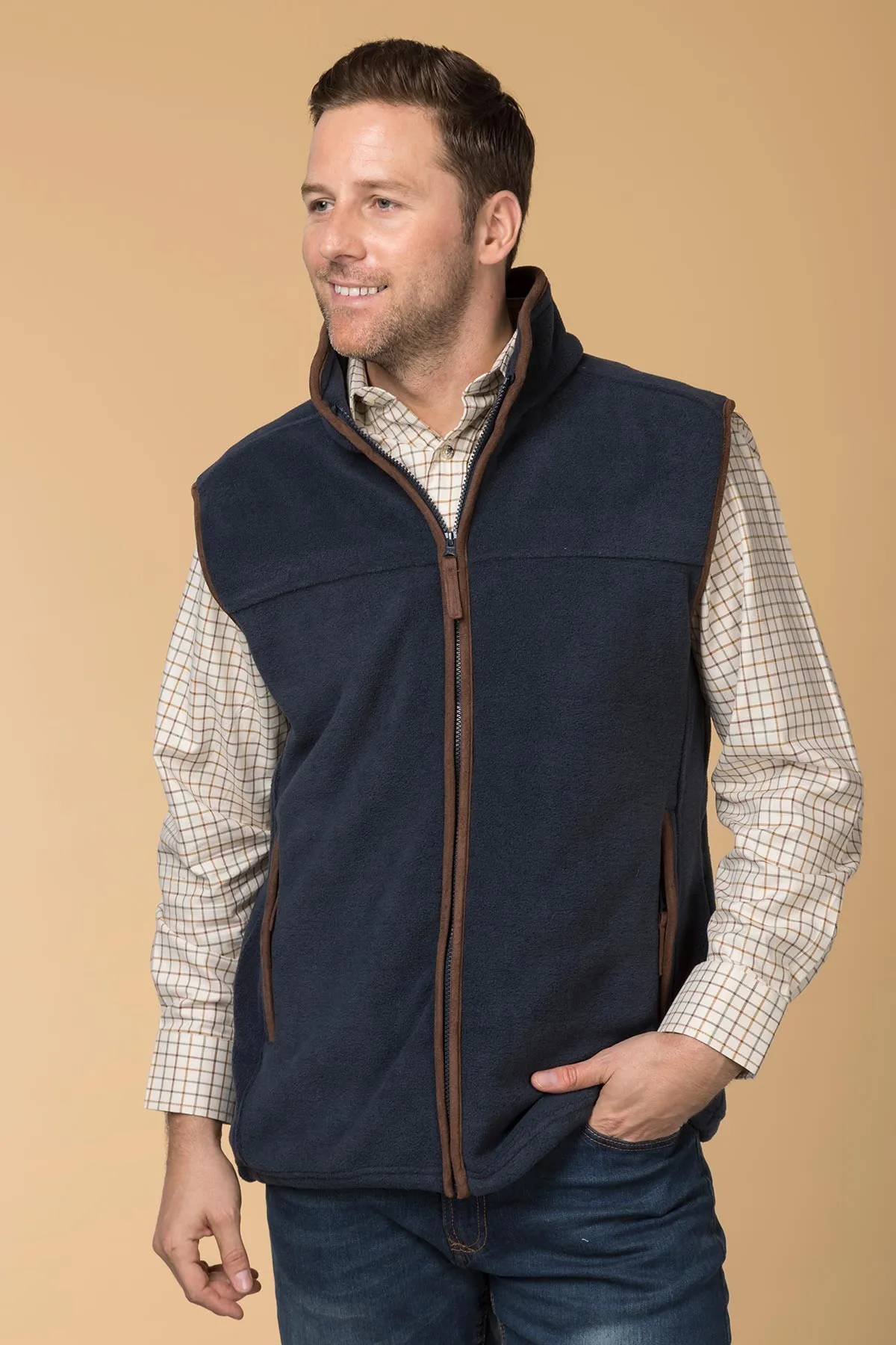 Men's Fleece Waistcoat - Huggate