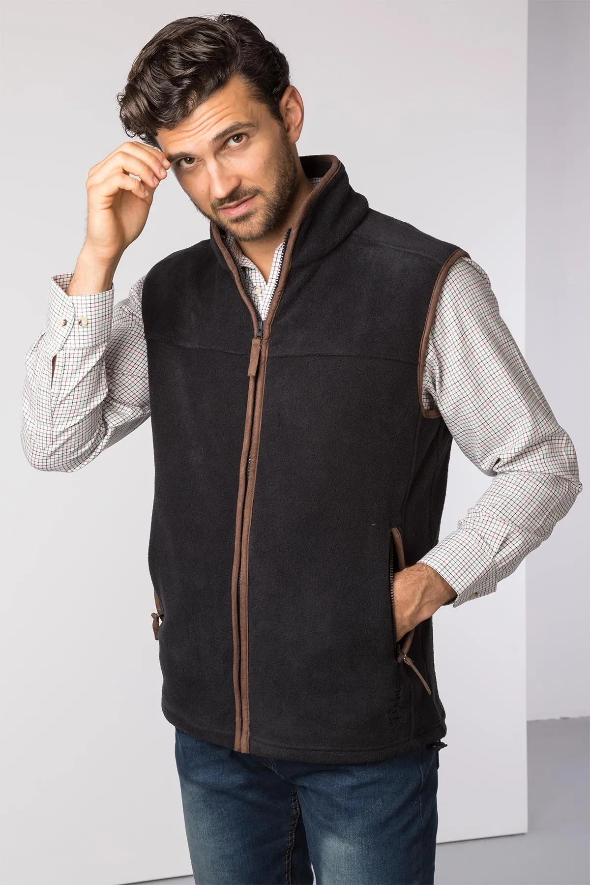 Men's Fleece Waistcoat - Huggate