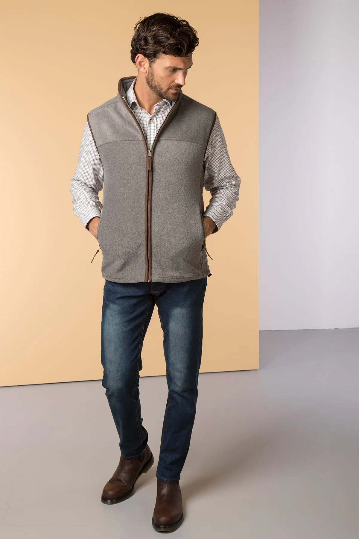 Men's Fleece Waistcoat - Huggate