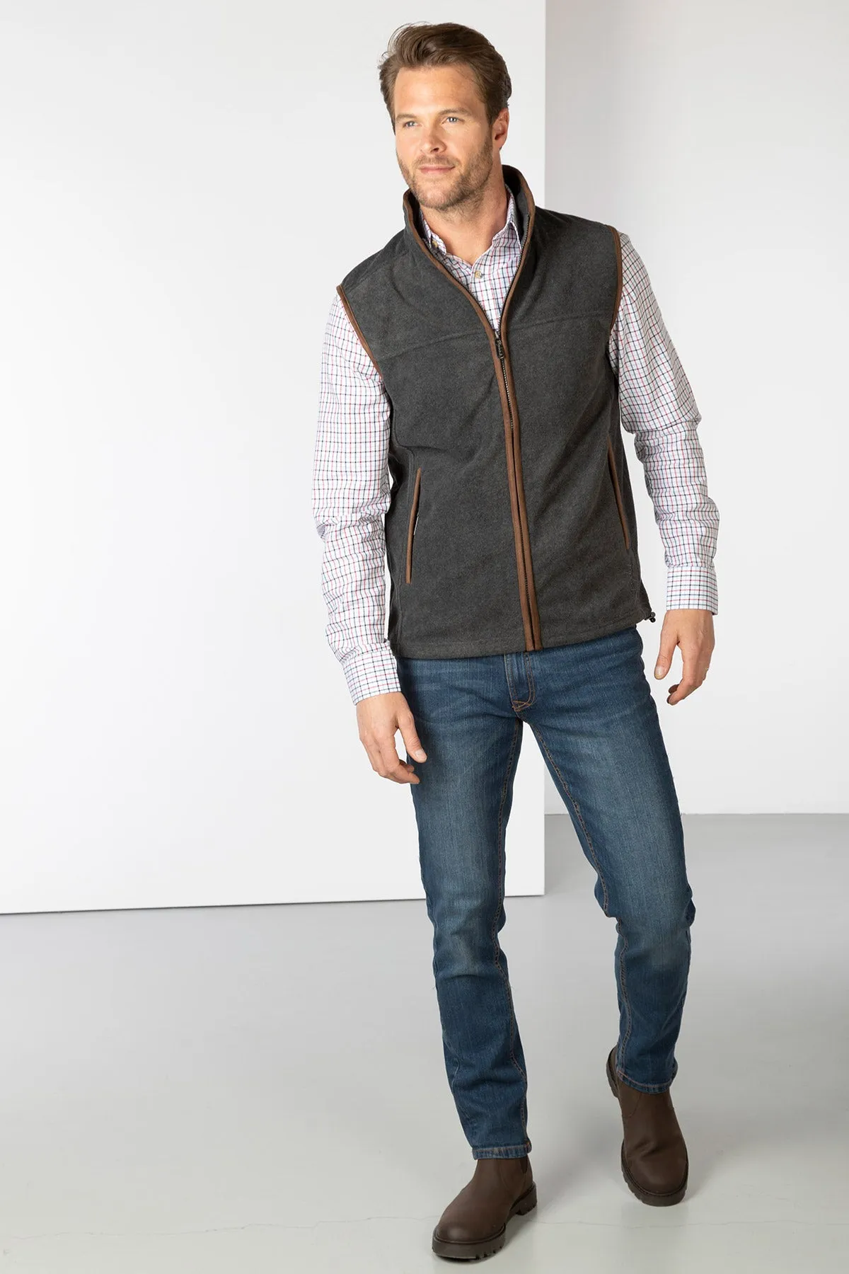 Men's Fleece Waistcoat - Huggate